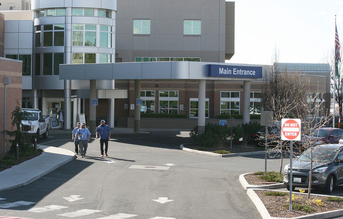 Employees leave Samaritan Hospital Monday afternoon. Despite the challenges posed by the coronavirus pandemic, Samaritan Healthcare finished with $4.4 million at year end.