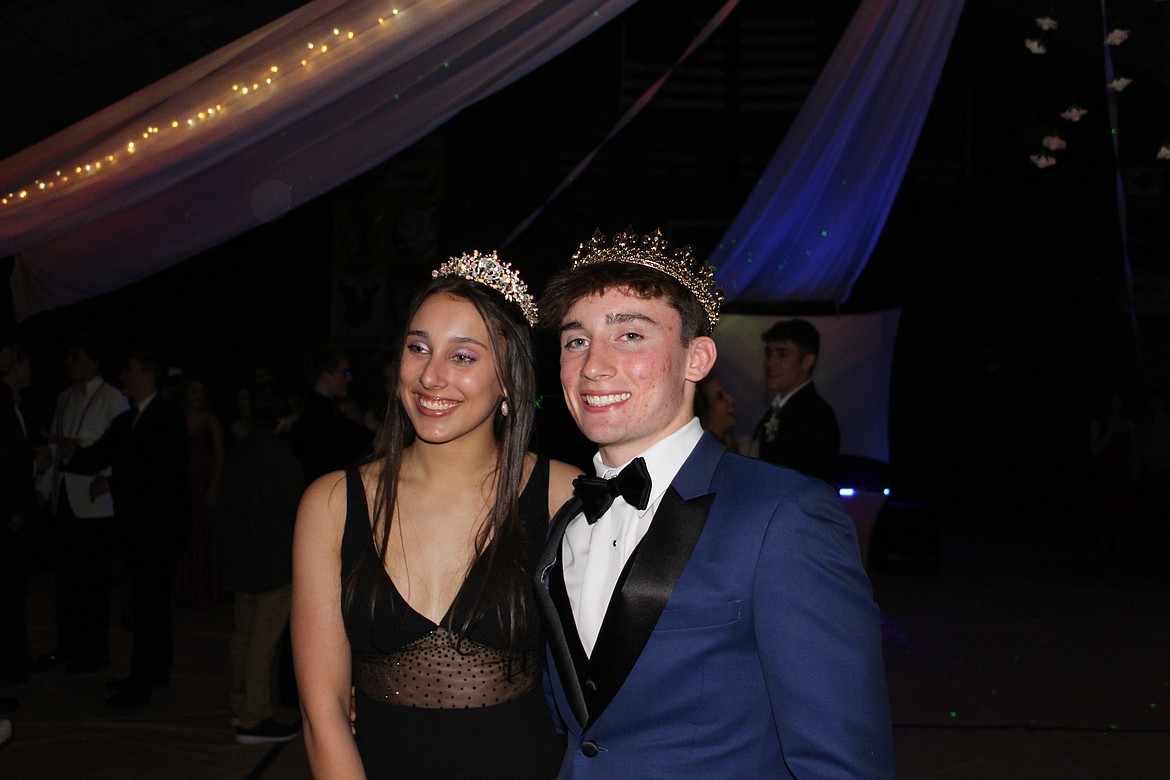 Thompson Falls prom king Ryan Bucher and queen Olivia Pirnat. (Photo provided)