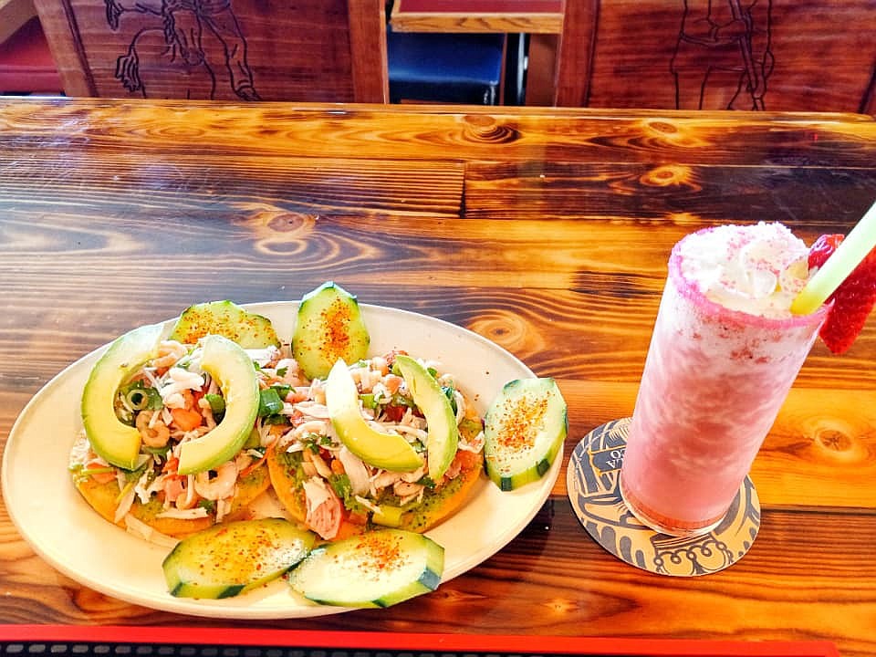 Mi Cocinita features homemade Mexican food including the tostadas pictured above.