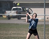Tennis kicks off this week, coaches build makeshift poles for nets