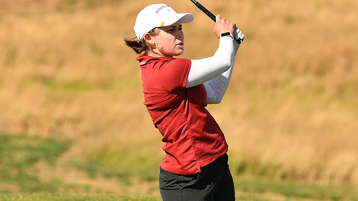 Washington State senior Darcy Habgood was one of two Lady Cougars golfers to tie for 31st in a regional competition in Napa, Calif. in the Silverado Showdown. Darcy has swung clubs for the Cougars since her freshman year in 2018-19.