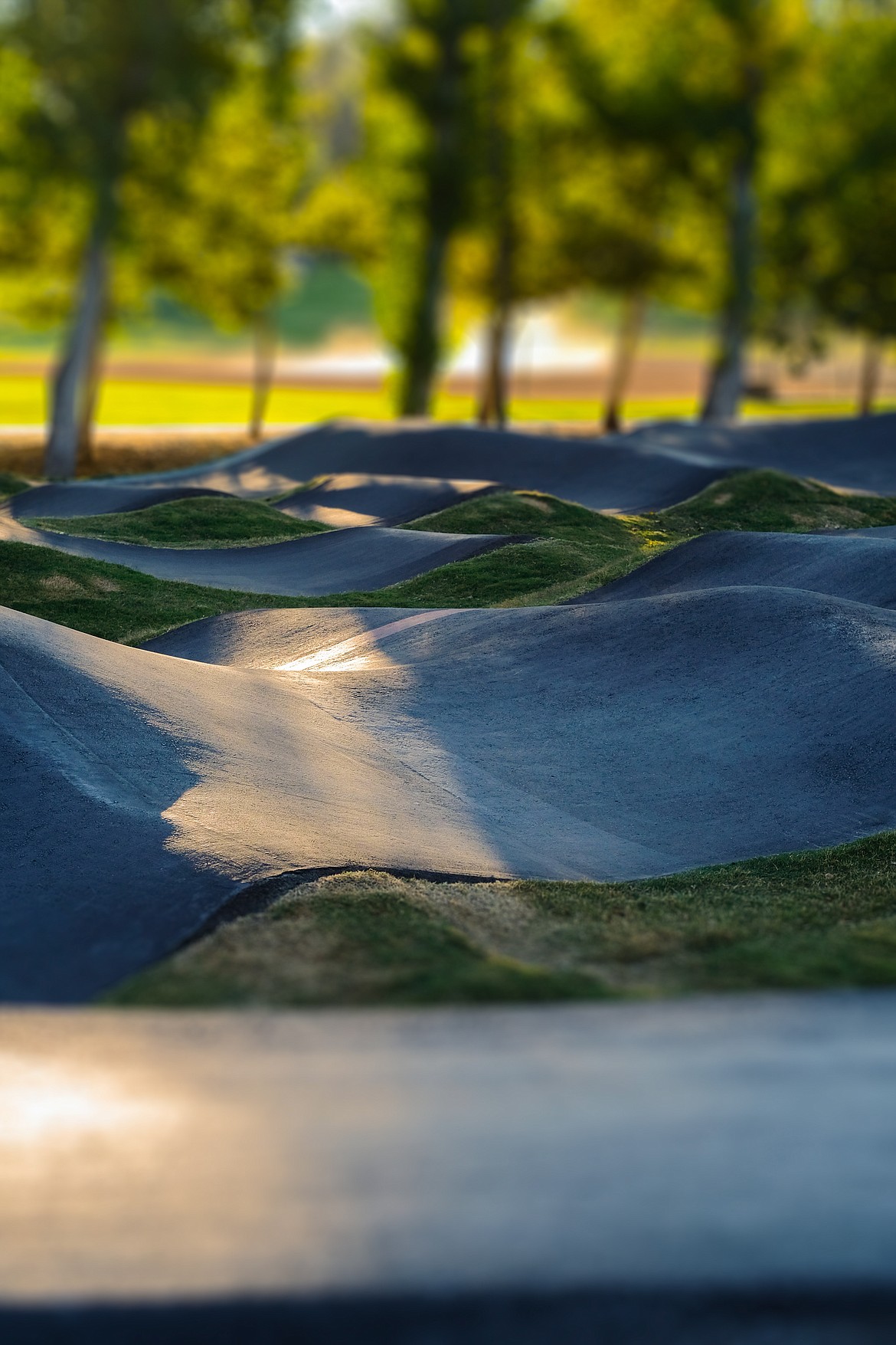 The city of Quincy is looking to expand recreational options with a pump park similar to the one pictured above. A pump park uses hills and other landscaping fixtures to provide cyclists, scooter riders and skateboarders a course that allows them to continually move without pedaling or kicking.