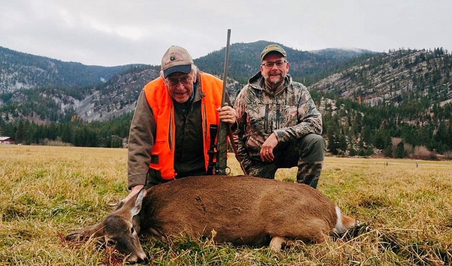 Bob Larsson, left, with his son, Andy. (Courtesy photo)