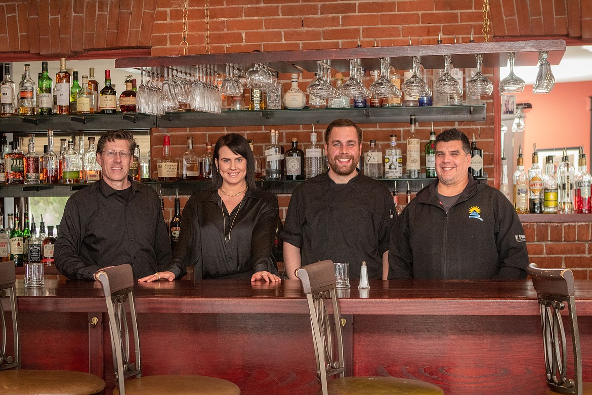 From left to right, Michael Gregg, director of operations; Tally Herceg, FOH manager; Caleb Bishop, executive chef and Gabriel Cruz, food and beverage director of 315 cuisine.


Photo courtesy of Kiersi Hope Design & Photo