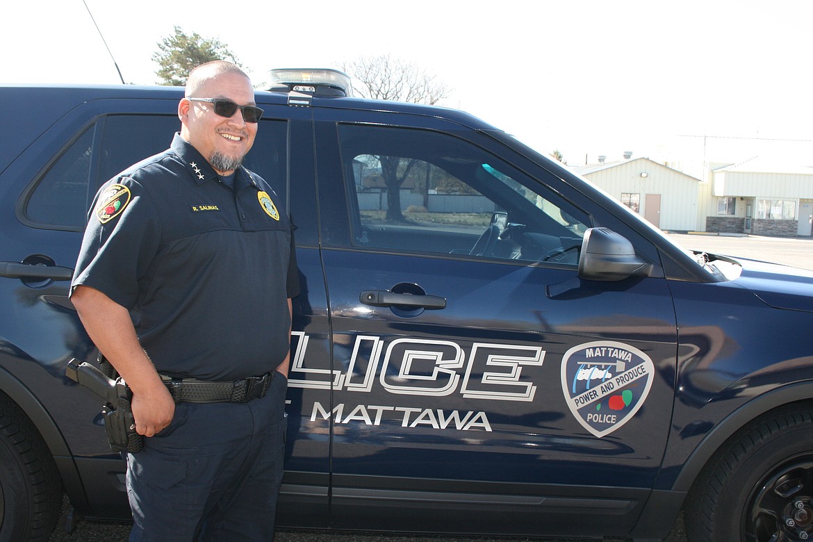 Robert Salinas said he wants to get to know residents of Mattawa, and wants them to come to him with their compliments and concerns. Salinas is the new chief of the Mattawa Police Department after being selected for the role in late March.