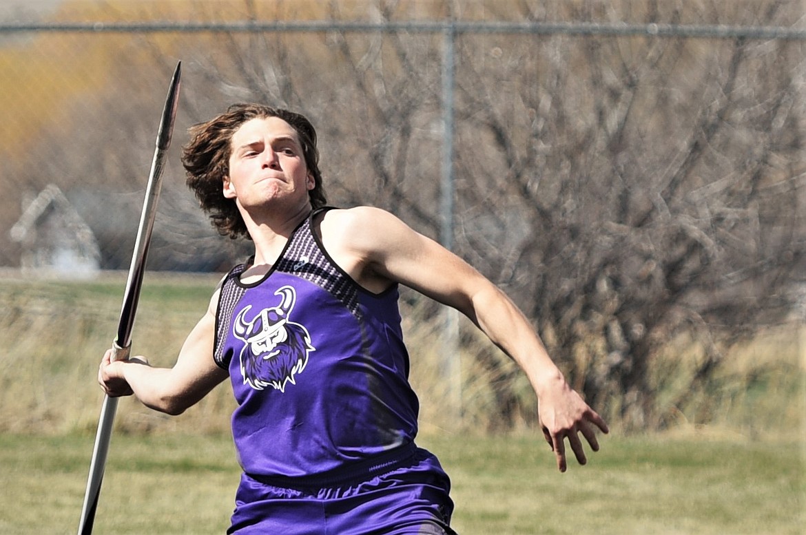 Charlo's George Ranney finished eighth in the javelin and 13th in the discus.(Scot Heisel/Lake County Leader)