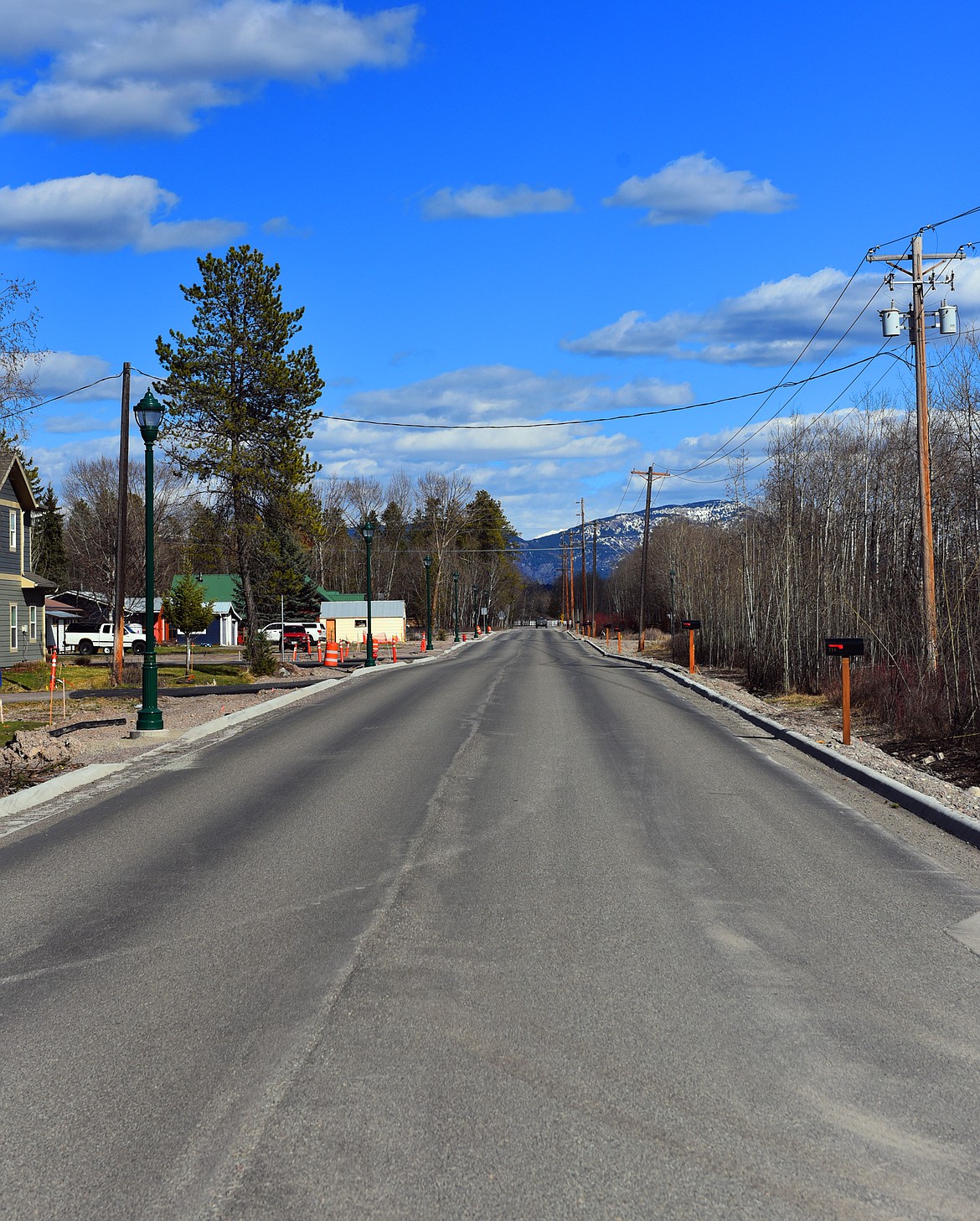 Looking east down Edgewood Place. (Julie Engler/Whitefish Pilot)