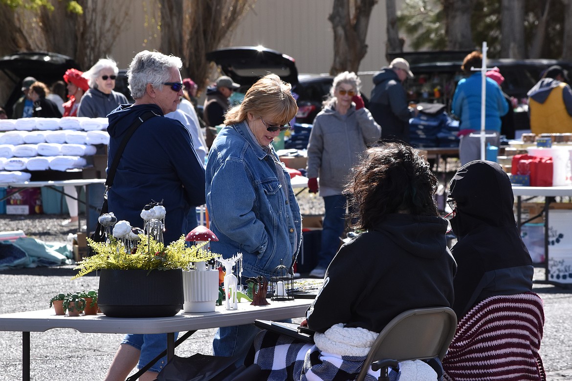 Over 100 booths were set up at the Ephrata American Legion Post 28 swap meet and vendor market on April 9.