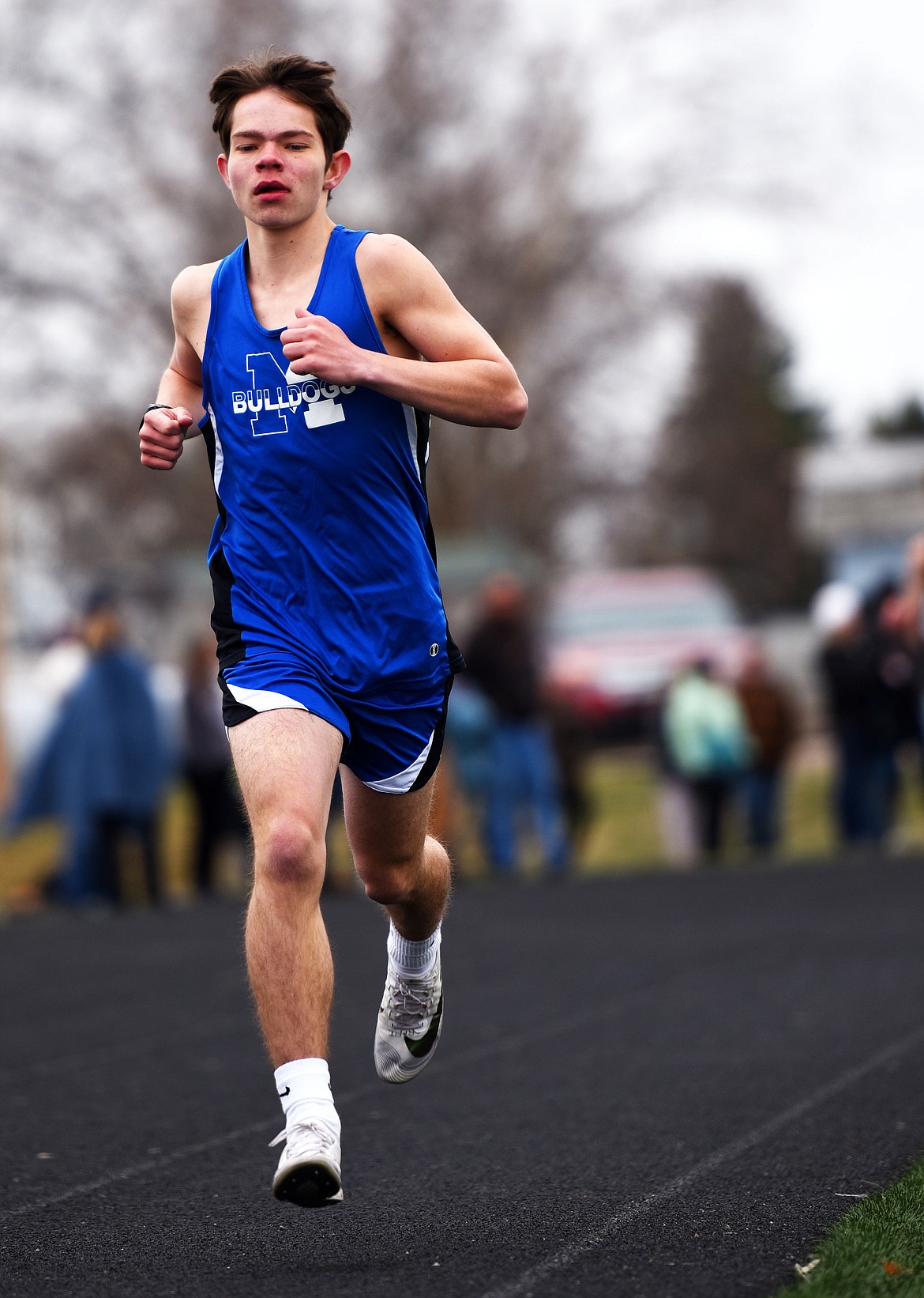 Mission junior Zoran LaFrombois won the 800 meters and was second in the 1,600 meters at the Dilly Bar Invitational. (Scot Heisel/Lake County Leader)