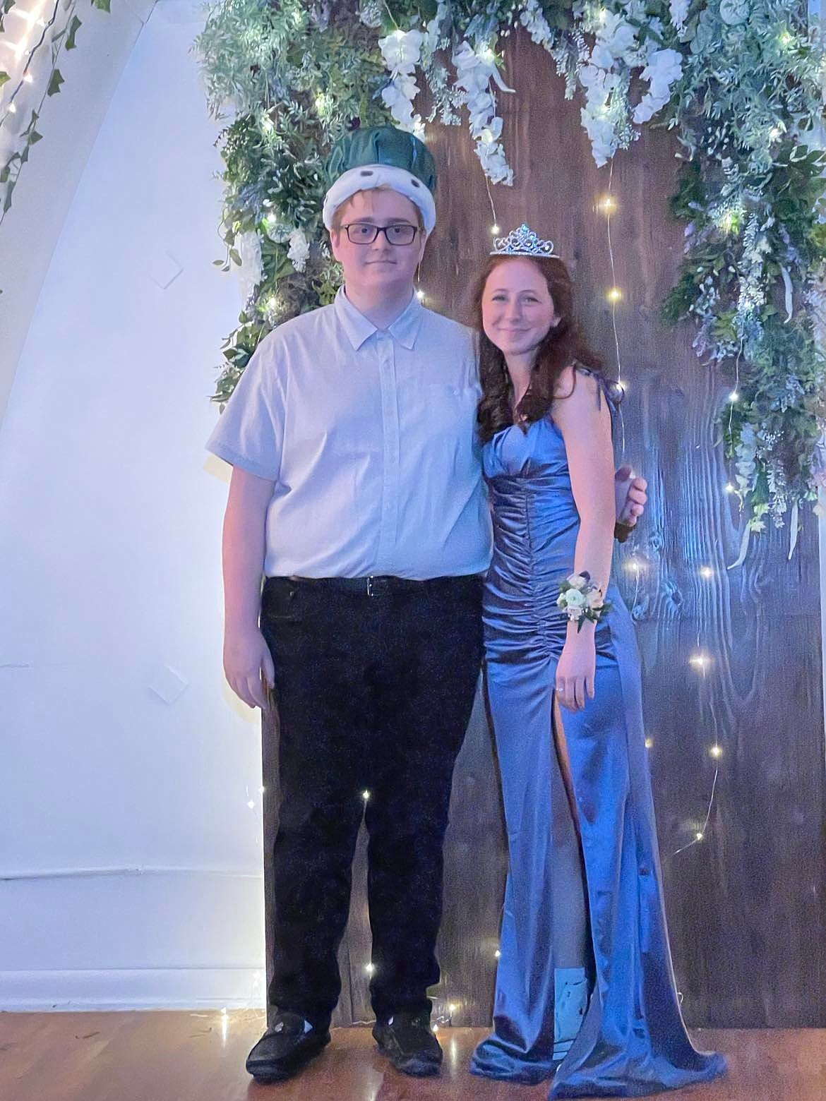 On April 16, David Flippin and Kylie Quick were voted  King and Queen for the Superior High School Prom. (Photo courtesy/Stephanie Outland Quick)