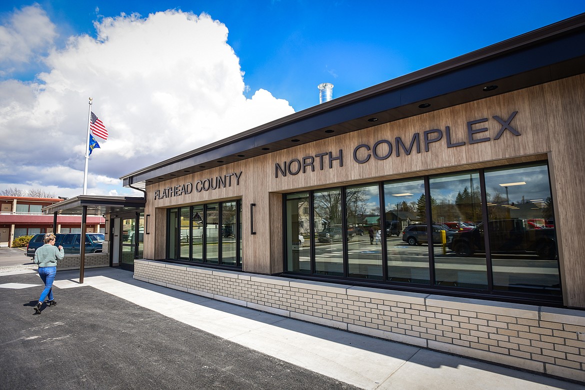 Flathead County's new North Complex building at 290 N. Main St. in Kalispell on Wednesday, April 20. (Casey Kreider/Daily Inter Lake)