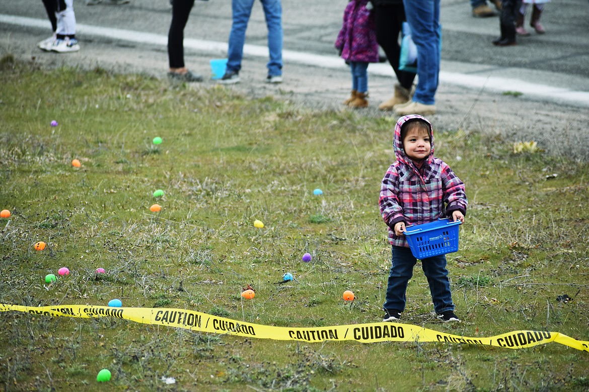 Easter egg hunt at the Mission Valley Super Oval. (Emily Lonnevik)
