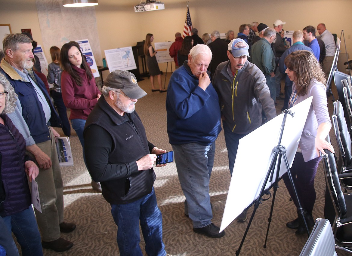 Community officials, along with members of the public, attended the open house hosted by the Idaho Transportation Department providing details and future plans for updates to the stretch of U.S. 95 between Sagle Road and Long bridge.