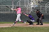 Moses Lake baseball turns pink for wins against Wenatchee