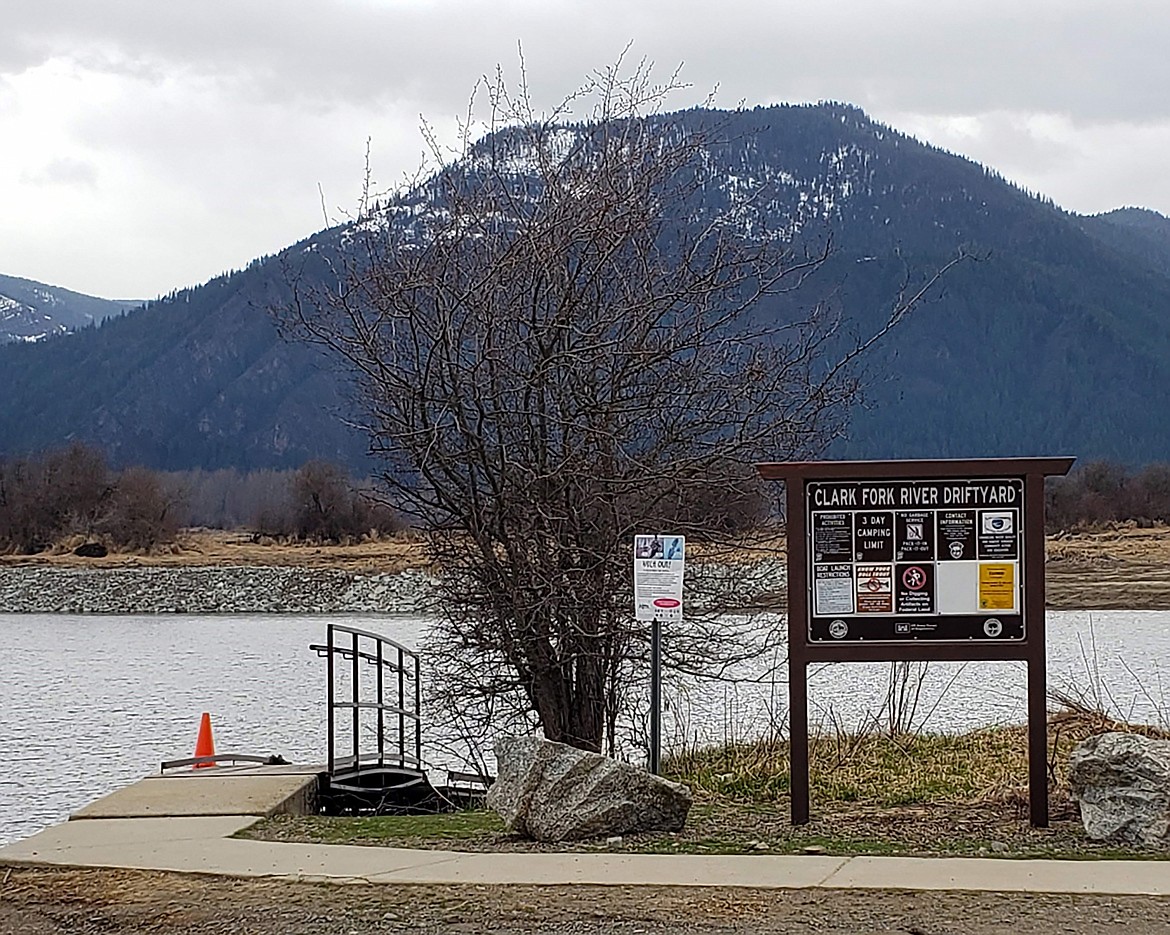 The Clark Fork Driftyard access site reopened on April 16.