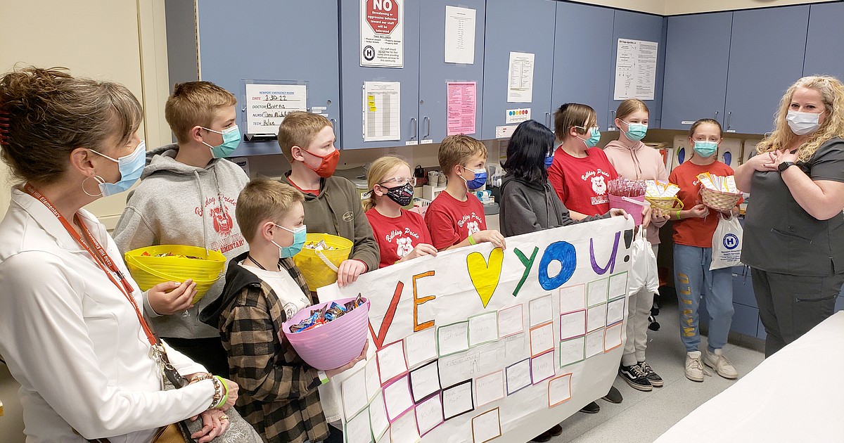 Idaho Hill students thank healthcare workers