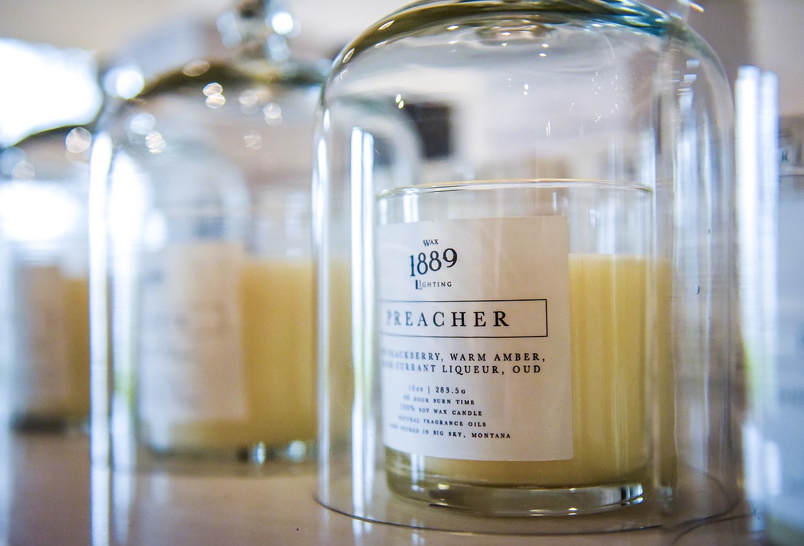 Soy wax candles at Quietude Home in Kalispell on Tuesday, April 26. (Casey Kreider/Daily Inter Lake)