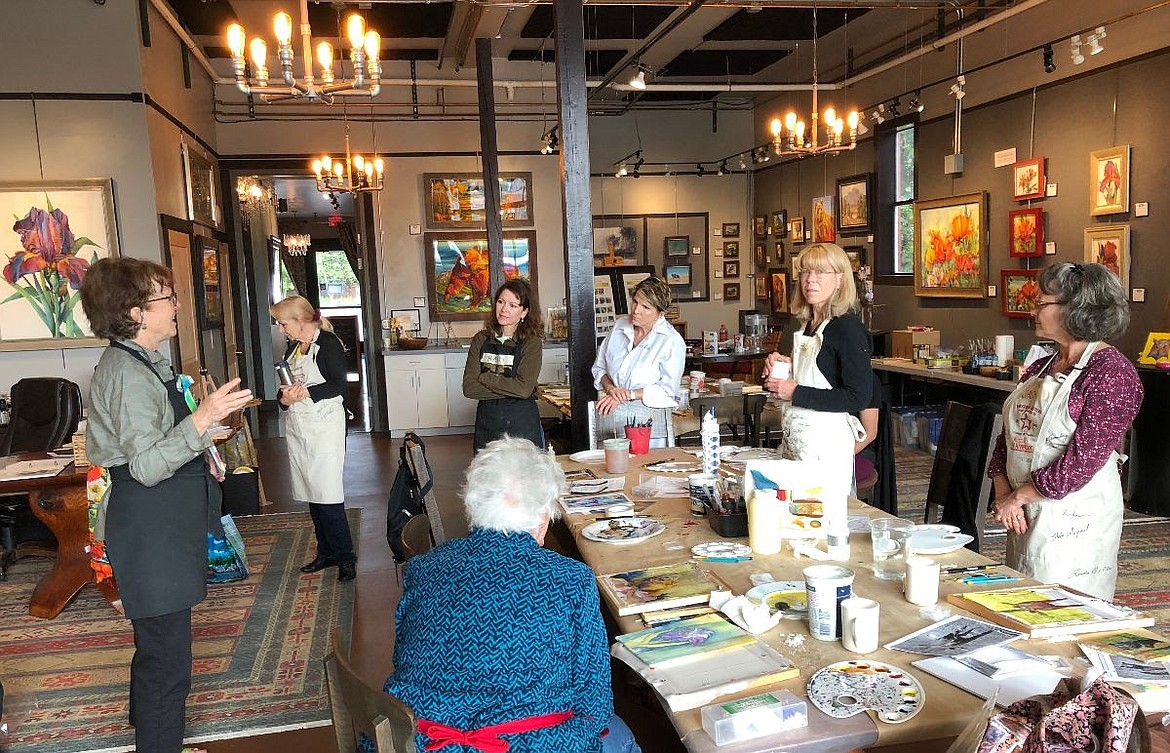 Artists Nancy and Morgan Cawdrey will host a dye and silk painting workshop to kick off this year's SummerFest in Whitefish in June. Registration is required.