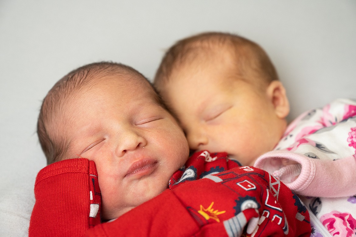 Chelsea Pfister welcomed twins on April 6, 2022. Carter Lee-Jaymes Pfister was born at 6:05 a.m., weighed 6 pounds, 1 ounce, and was 19.5 inches long. Callie Marie Pfister was born at 6:01 a.m., was 6 pounds, 1.7 ounces and was was 19 inches long. They were delivered by Dr. Williams.