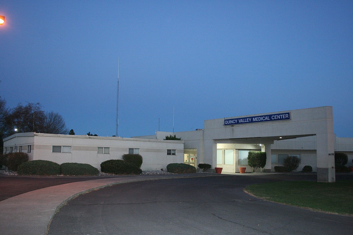 Quincy Valley Medical Center commissioners will be discussing a project to build a new hospital May 11. The existing hospital, pictured, would be replaced.