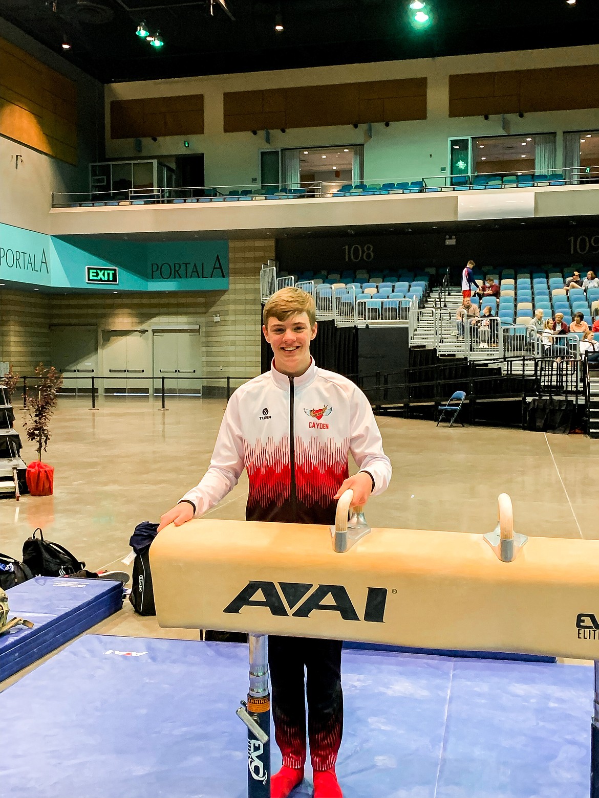 Courtesy photo
Avant Coeur Gymnastics Level 7 Cayden Ptashkin at the Western Nationals in Reno, Nev.