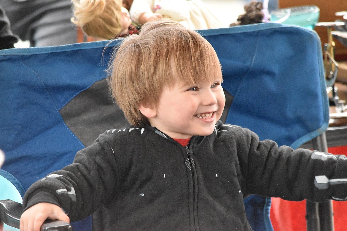 Despite the rain, smiles were contagious as members of the community enjoyed the food and booths in Odessa on April 30 for the town’s 120th anniversary celebration.