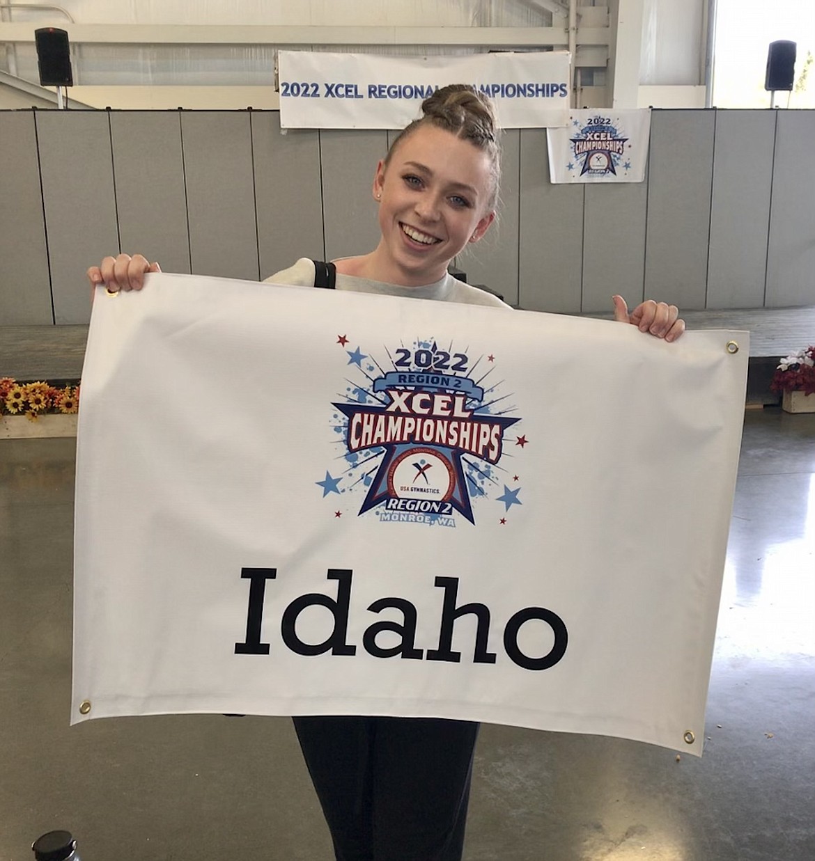 Courtesy photo
North Idaho Gymnastics Taryn Olson took fifth place All Around at the 2022 Region 2 Xcel Gymnastics Championships May 1 in Monroe, Wash., and qualified for nationals in Daytona Beach, Fla.
