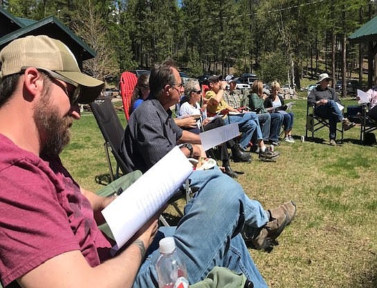 Local residents gather in May 2021 to form SVBR’s Bear Aware Bigfork. (photo provided)