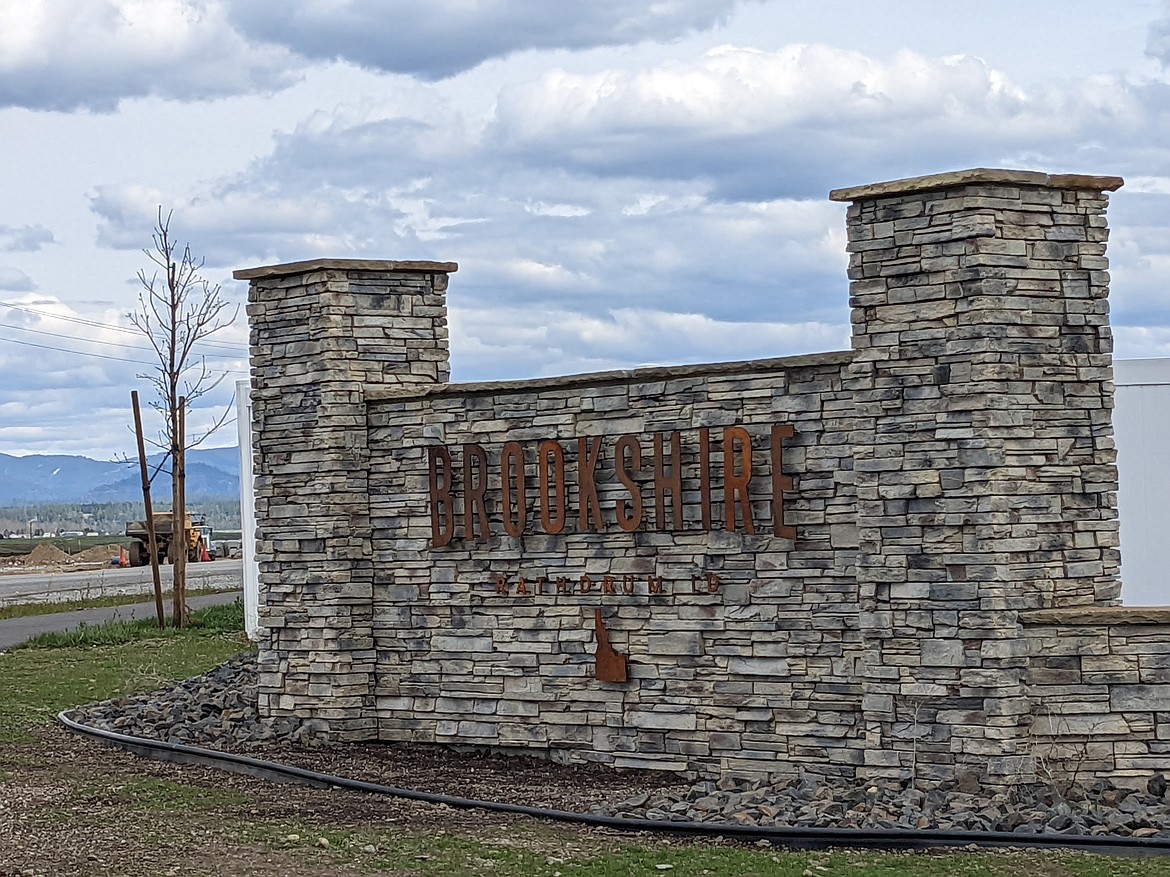 New homes under construction in Brookshire, located off Lancaster Road in Rathdrum.