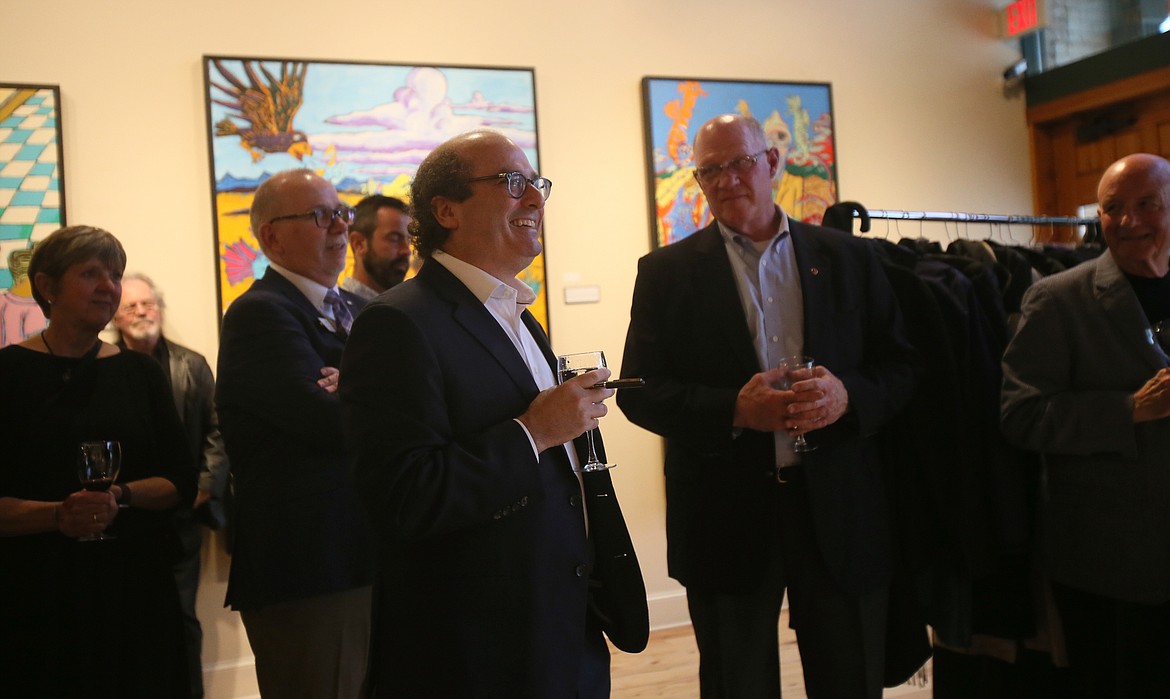 David Grann, author of "Killers of the Flower Moon: The Osage Murders and the Birth of the FBI," visits the Art Spirit Gallery on Friday evening before delivering the Idaho Humanities Council Distinguished Humanities Lecture in The Coeur d'Alene Resort.