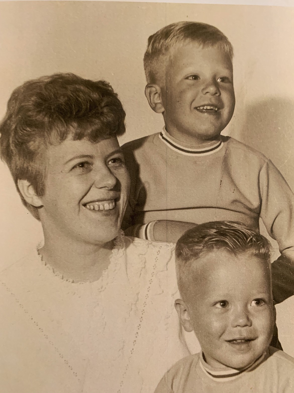 Photo courtesy JIM WINGER
Gay Winger and her sons Jim Winger, above right, and Mike Winger.