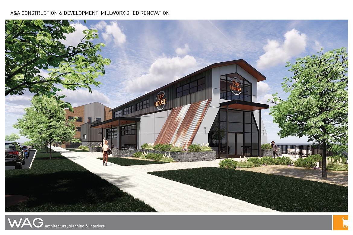 Part of the Millworx community includes the repurposing of a building that remains on the property following the closure of Idaho Veneer in 2020. Millworx developers plan to incorporate several landmarks that remain, in honor of the area's history.