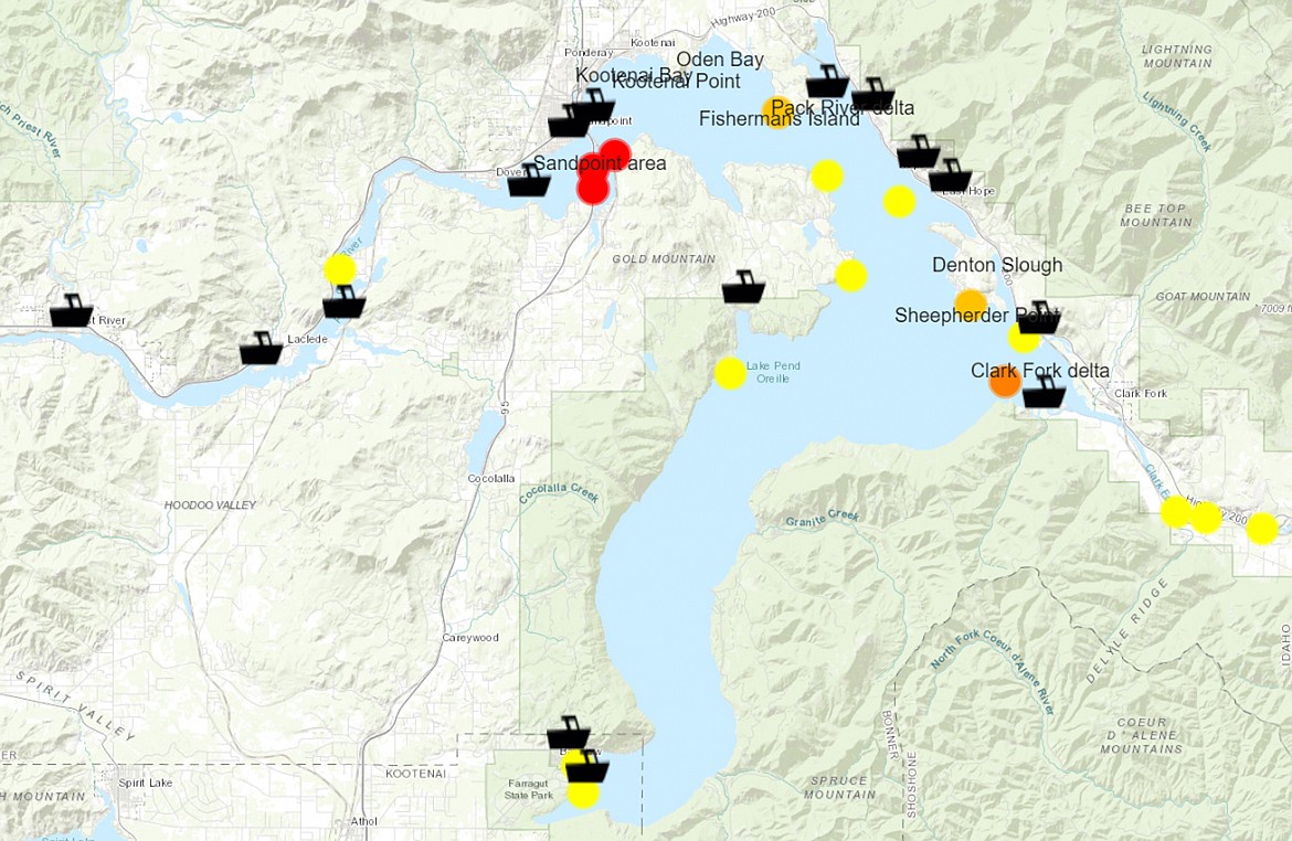 A screenshot of Idaho Fish & Game's interactive map to give an idea of what it has to offer.