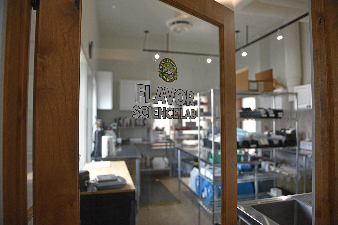 The Flavor Science Lab at Glacier Hops Ranch. (Whitney England/Whitefish Pilot)