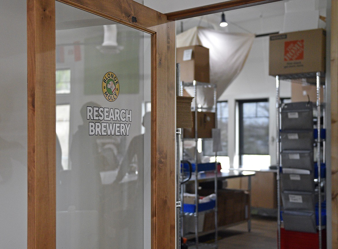 The Research Brewery at Glacier Hops Ranch. (Whitney England/Whitefish Pilot)