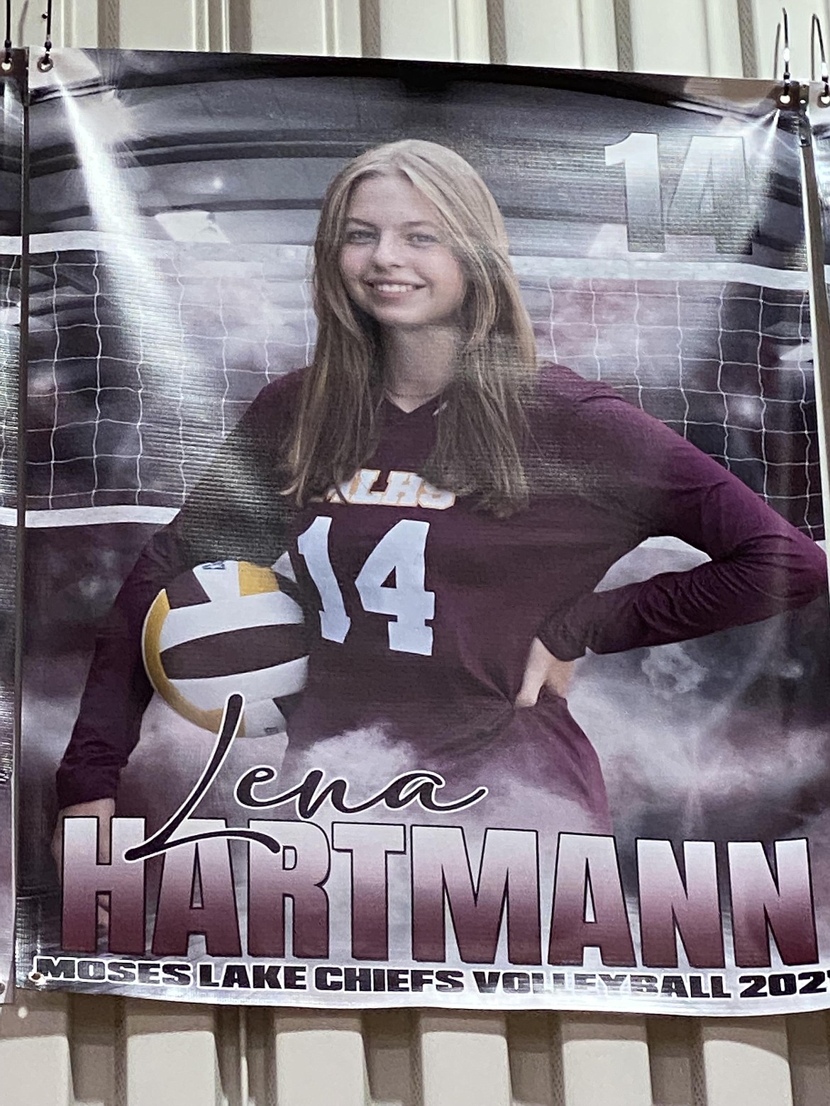 Lena Hartmann as a member of the MLHS Chiefs girls volleyball team. In addition to participating in sports, Hartman was also able to obtain her Washington drivers license while living here as an exchange student.