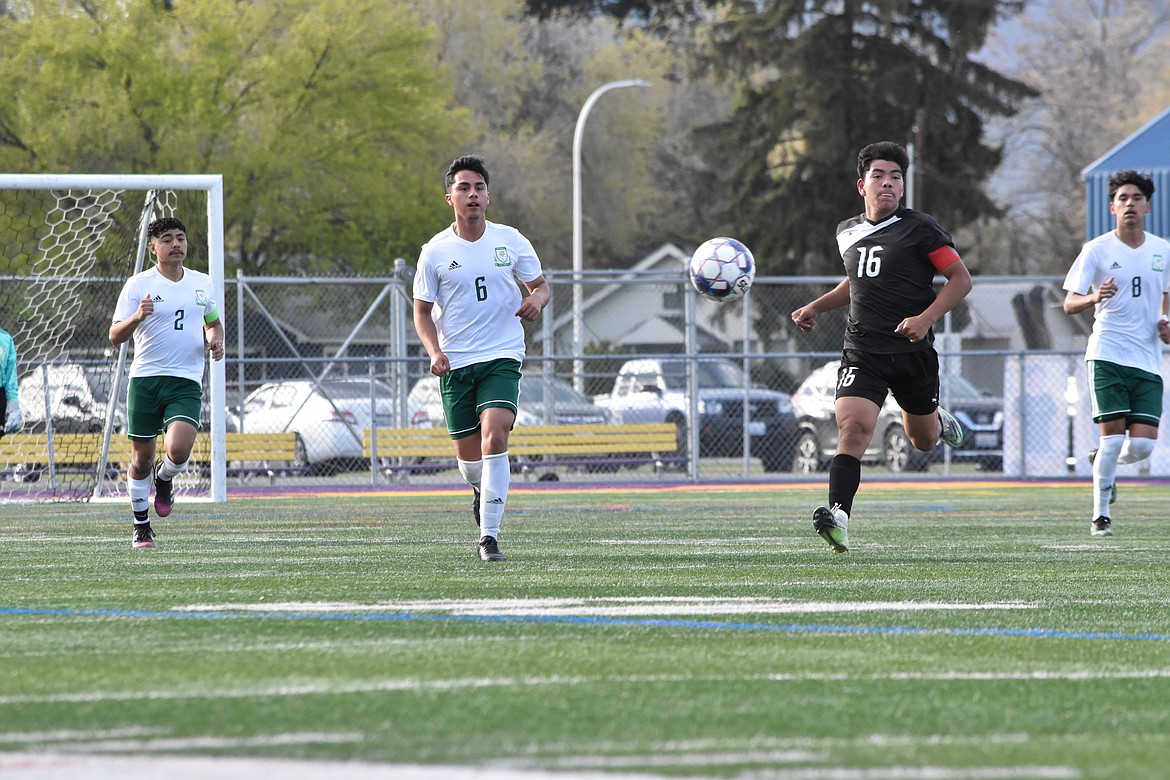 Quincy High School went up against Bridgeport in the first round of districts on Wednesday at Wenatchee High School. Quincy won 4-0.