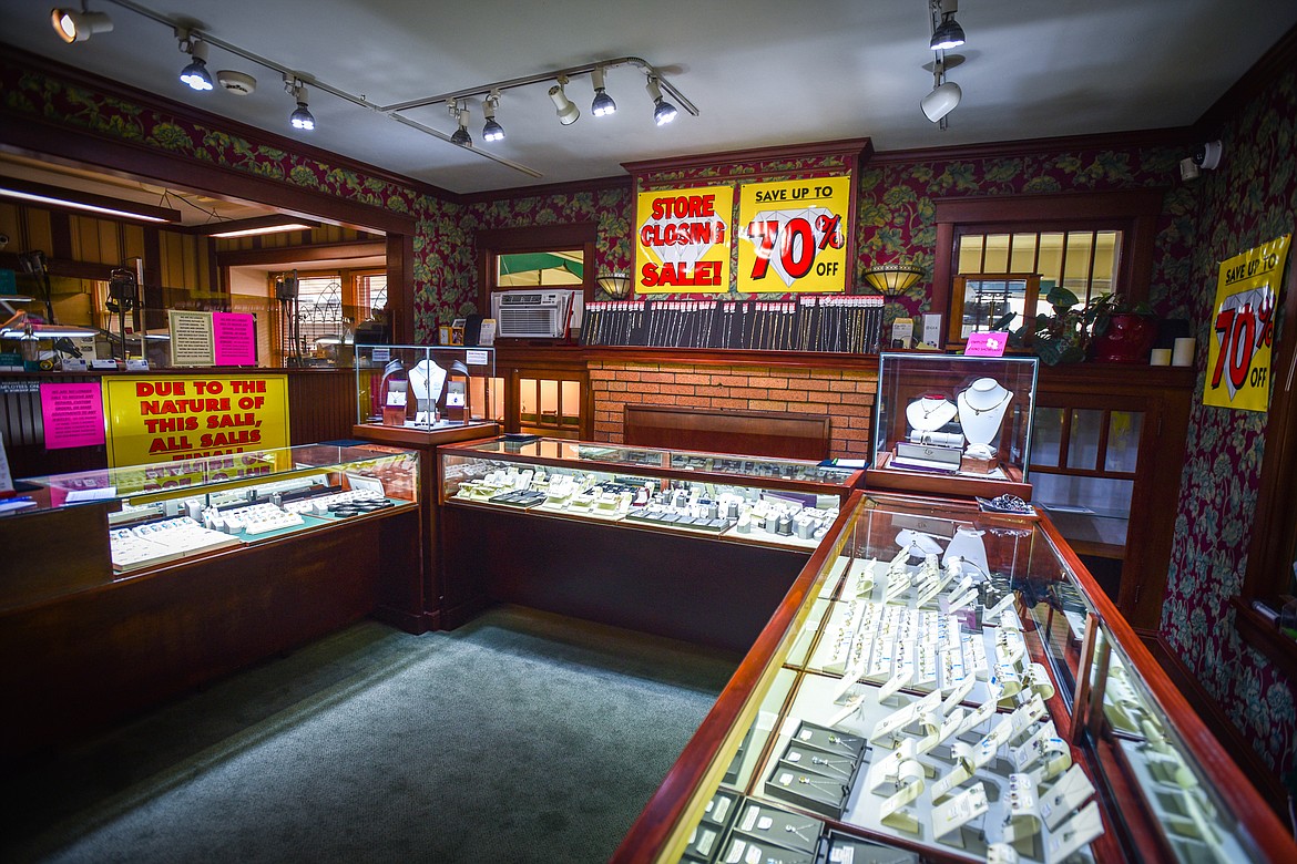 Inside L'Or Custom Jewelers in Kalispell on Thursday, May 12. (Casey Kreider/Daily Inter Lake)