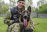 Hungary's military finds mission in life for abused dog