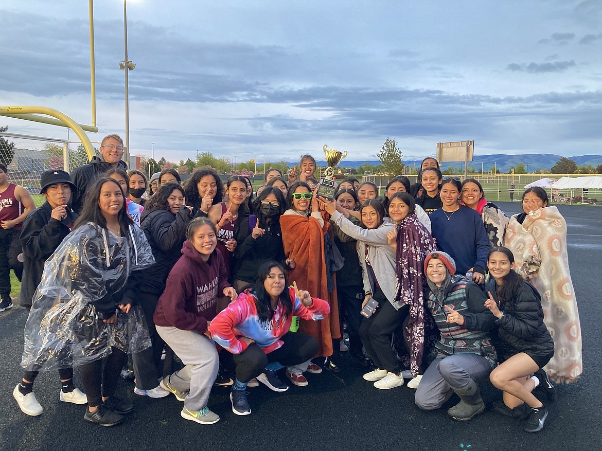 The Wahluke girls track and field team are league champions. Additionally, the school sent dozens of student-athletes to the district championship this year.