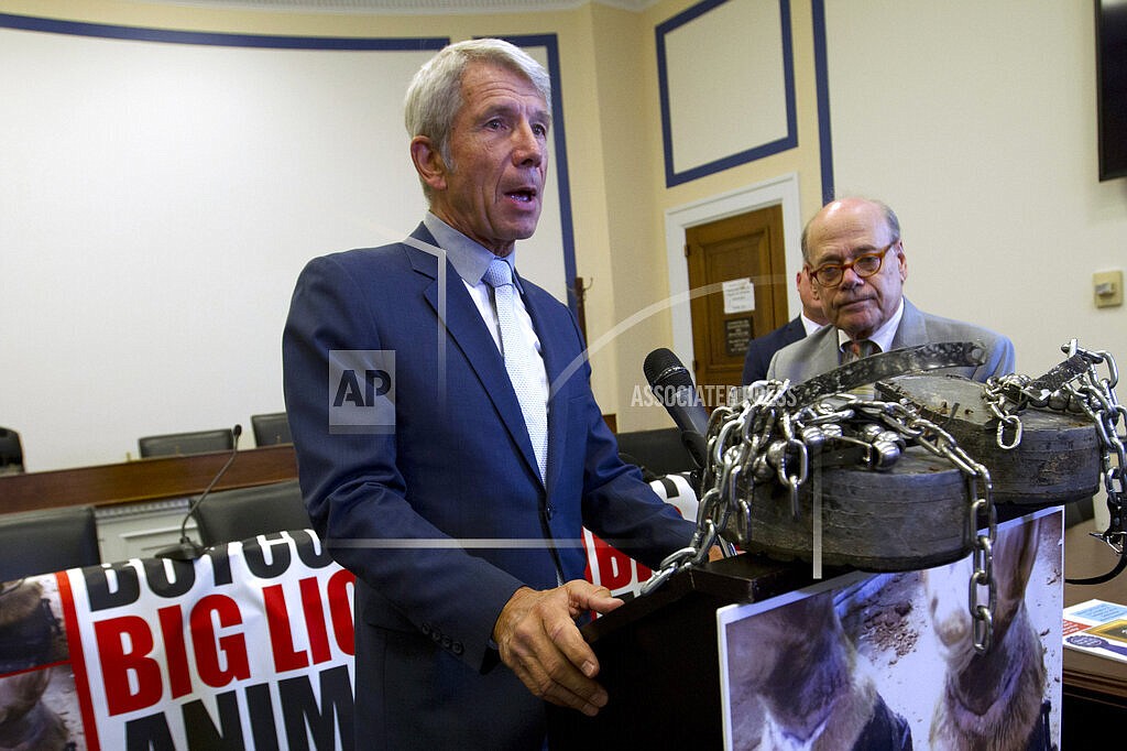 Rep. Kurt Schrader, D-Ore., speaks during a news conference in Washington, on July 24, 2019. Schrader is a candidate in the Tuesday, May 17, 2022, 5th District Democratic U.S. House primary election in Oregon. (AP Photo/Jose Luis Magana, File)