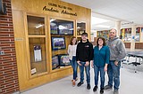 At high school, new cabinets showcase academics