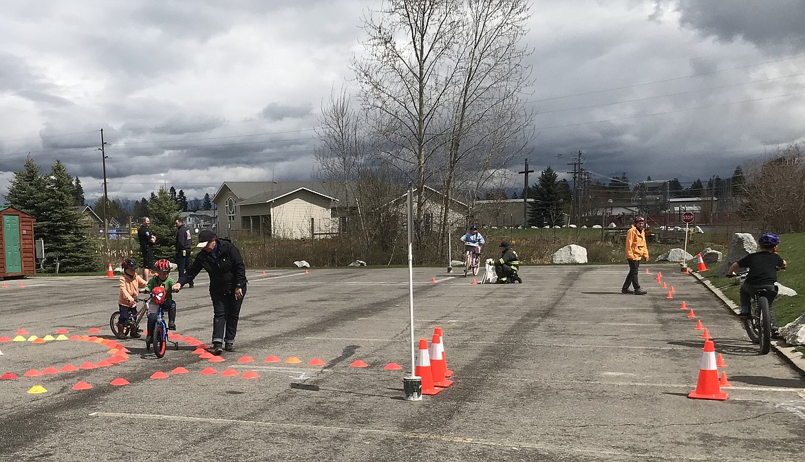Local youth take part in a past bike rodeo. A pair of events are being held this weekend, the first in Sandpoint on Saturday and the second on Sunday in Ponderay.