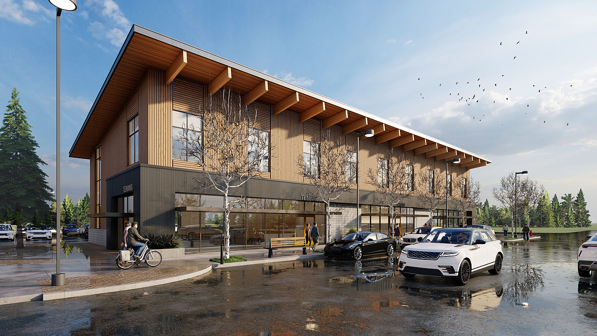 Hummel Architect's rendition of the new North Idaho Urology building in Post Falls.