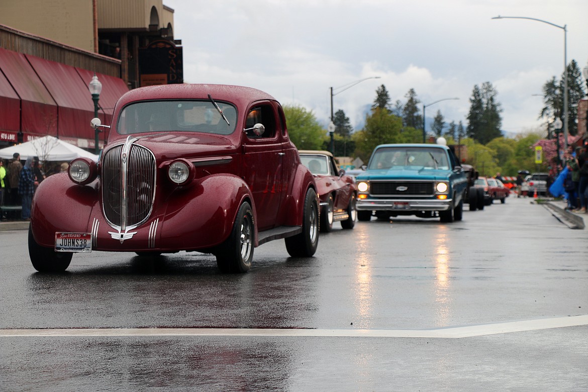 Participants have fun as the Lost in the '50s car parade returned to the streets of Sandpoint on Friday.