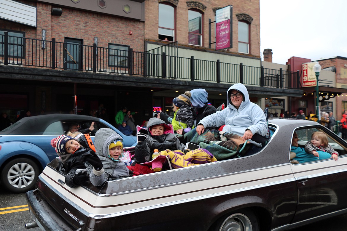 Participants have fun as the Lost in the '50s car parade returned to the streets of Sandpoint on Friday.