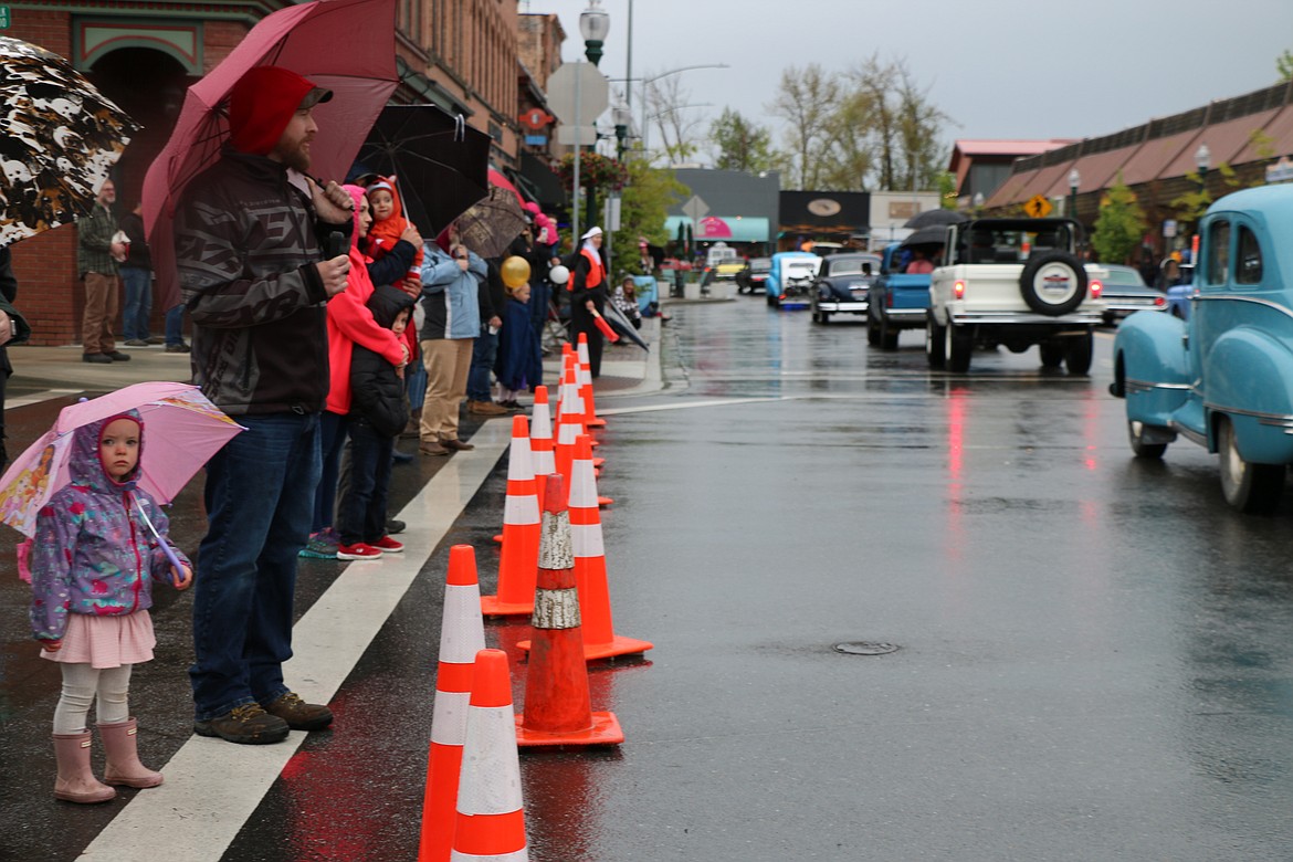 Participants have fun as the Lost in the '50s car parade returned to the streets of Sandpoint on Friday.