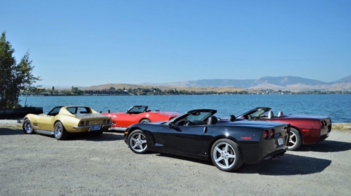 Corvettes pose during a Big Sky Corvette Meet. (Photo provided)