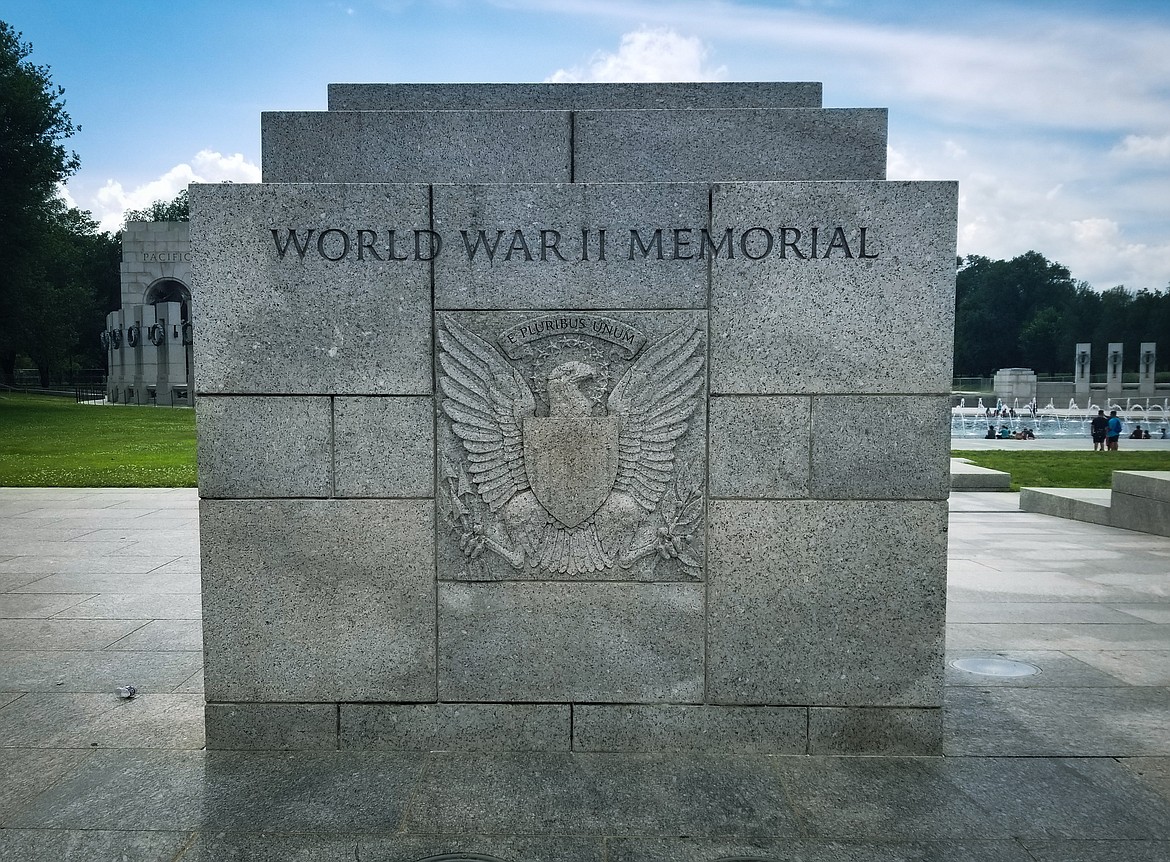 The World War II Memorial pictured above is just one of the war memorials honoring living veterans that vets fortunate enough to participate in the Honor Flight program can visit on their trip to Washington D.C.