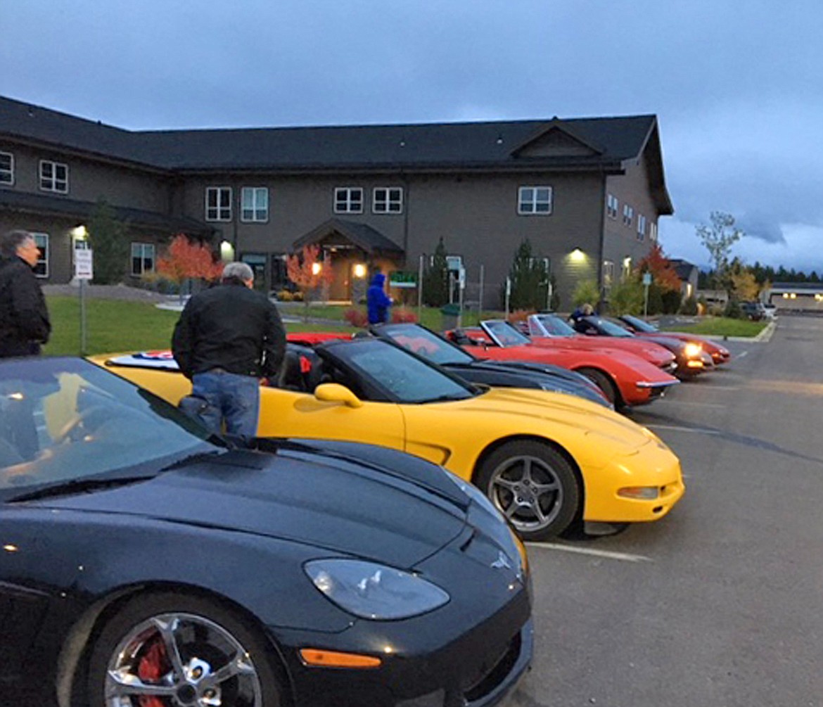 Corvettes on display during a Big Sky Corvette Meet. (Photo provided)